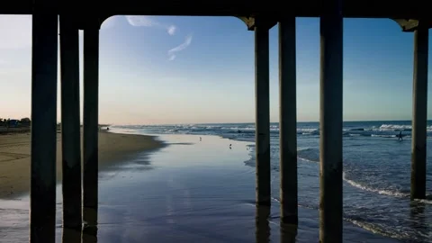 Huntington Beach 库存影片 135105029