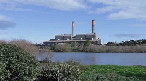 Huntly Power Station Stock Footage