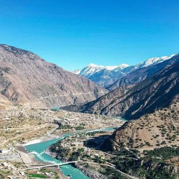 Hunza Valley View Stock Photos