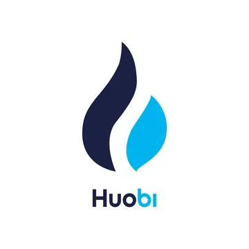 Huobi cryptocurrency icon - one of the largest and most trusted exchanges. Stock Illustration