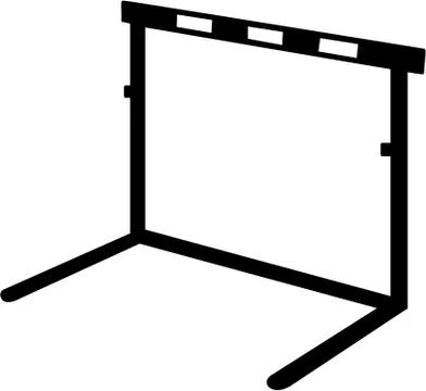 Hurdle icon Stock Illustration