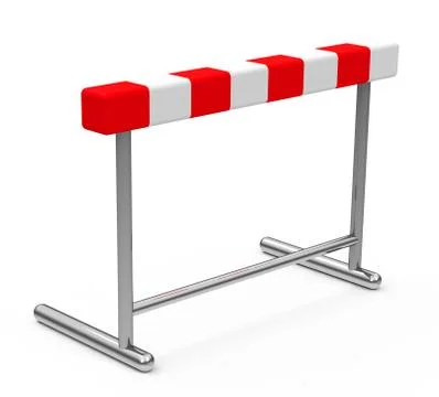The hurdle Stock Illustration