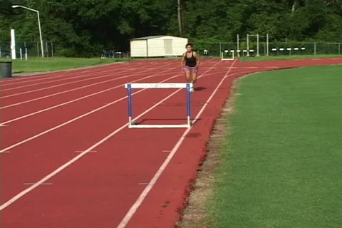 Hurdle Jump Video stock 520418