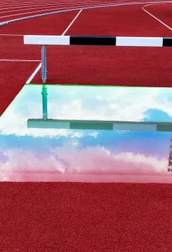 Hurdles Stock Photos