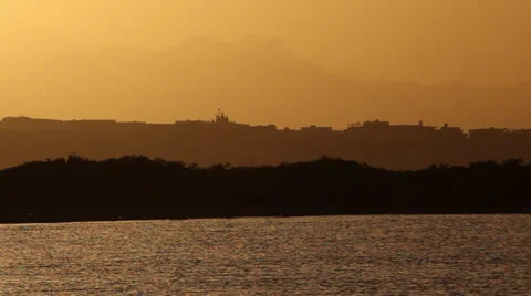 Hurghada at sunset, Egypt Stock Footage 36934574