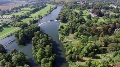 Hurley Lock on the River Thames UK Video stock 132230349