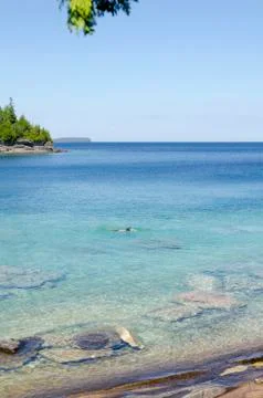 Huron lake Stock Photos