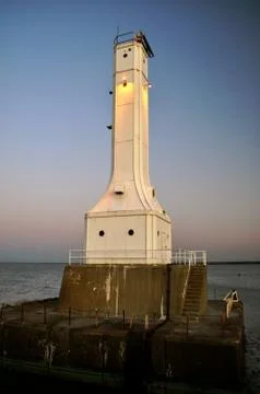 Huron ohio lighthouse Stock Photos