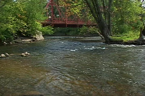 Huron River watershed Vídeos de archivo 88914