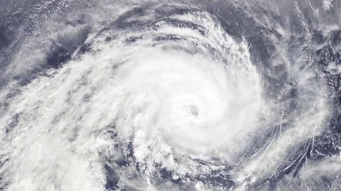 Hurricane from Above View 스톡 동영상 73940633