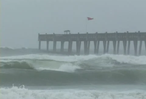 Hurricane approaches Stock Footage 21010050