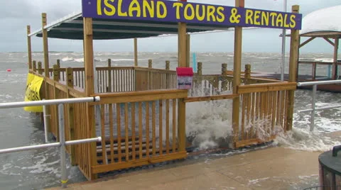 Hurricane Approaches Stock Footage 24718546