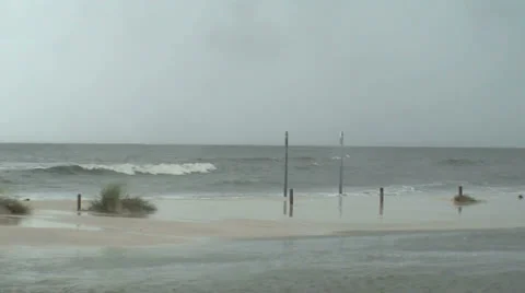 Hurricane Beach Stockbeeldmateriaal 25331314