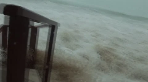 Hurricane Bermuda Igor Stock Footage 15137692