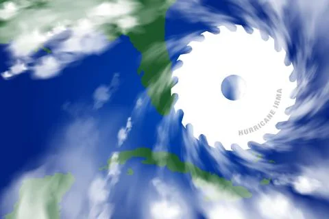 Hurricane Blade - Irma Stock Illustration
