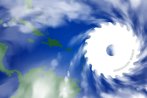 Hurricane Blade - Maria Stock Illustration