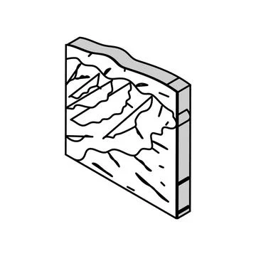 Hurricane break isometric icon vector illustration Illustrazione stock