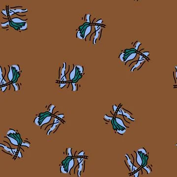 Hurricane break vector seamless pattern Illustrazione stock