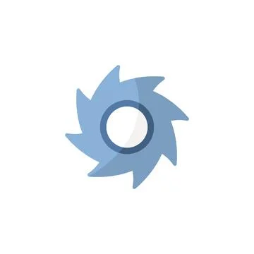 Hurricane. Category four. Flat icon. Isolated weather vector illustration Stock Illustration