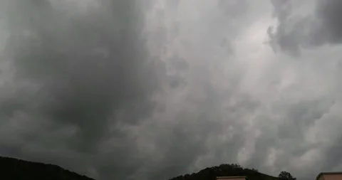 Hurricane clouds cyclone eye storm in 3d render storms above cloud 動画素材 334647604