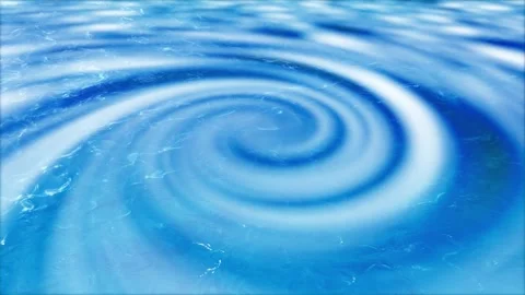 Hurricane Clouds Over Ocean Abstract 4K Loop Stock Footage 297122323