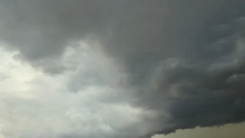 Hurricane clouds in the sky Stock Footage 244898853