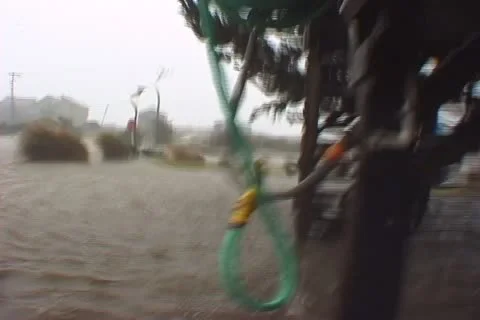 Hurricane Conditions Flooding Stock Footage 12574845