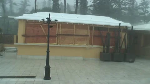 Hurricane conditions Stock Footage 12668156