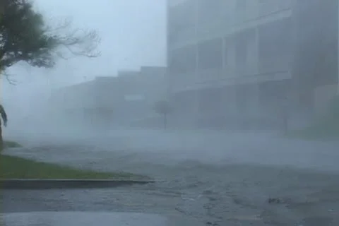 Hurricane Conditions 库存影片 14764280