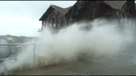 Hurricane Conditions Video stock 24685283