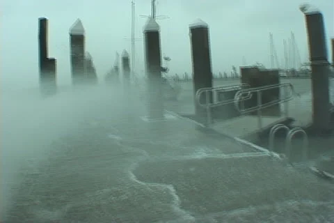 Hurricane Conditions Stock Footage 27133899