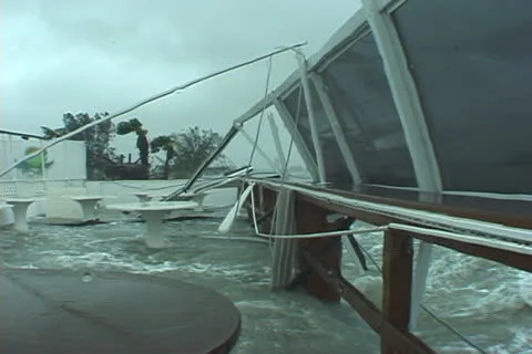 Hurricane Conditions Stock Footage 27134611