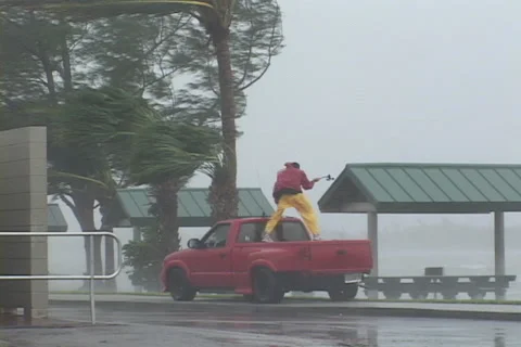 Hurricane Conditions Video stock 27134943
