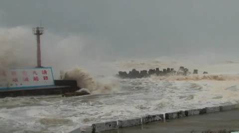 Hurricane Conditons Stock Footage 30566069