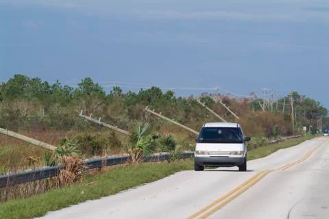 Hurricane damahe Stock Photos
