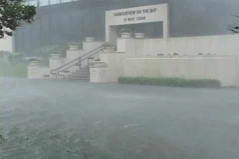 Hurricane Dennis comes ashore Stock Footage 14766440