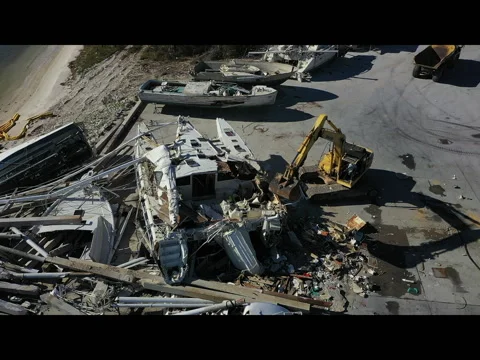 Hurricane Destruction 스톡 동영상 218413263