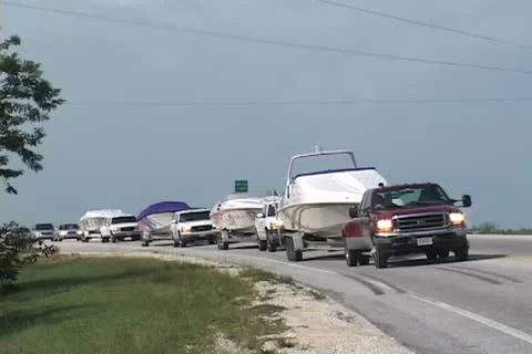 Hurricane Evacuation traffic Stock-Footage 14765626
