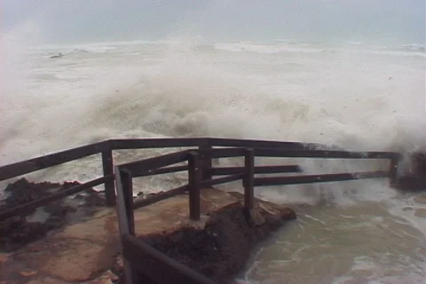 Hurricane Fabian in Bermuda Stock Footage 127122847