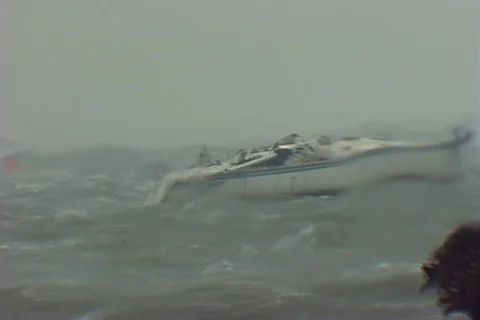 Hurricane Fabian in Bermuda Stock Footage 127122905