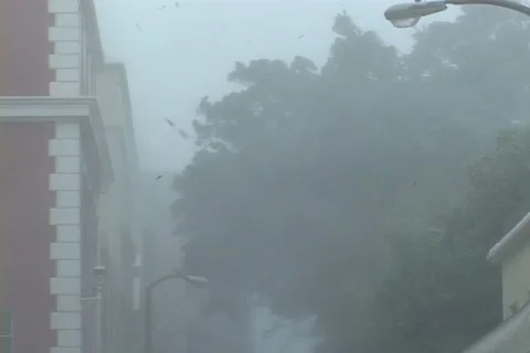 Hurricane Fabian in Bermuda Stock Footage 127122972