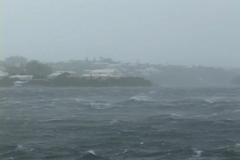 Hurricane Fabian in Bermuda Stock Footage 127122986