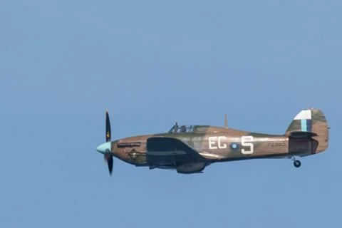 Hurricane fighter plane Stock Photos