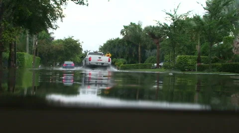 Hurricane Flooding  Stock Footage 359053
