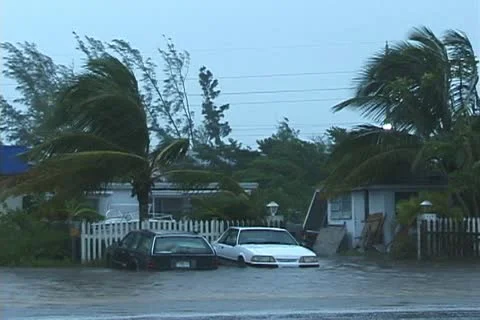Hurricane Flooding Stock Footage 12692473