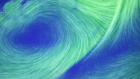 Hurricane formation view from space Stock Footage 70923071