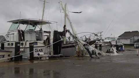 Hurricane Harvey Aftermath Stock Footage 98217823