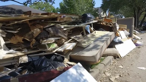 Hurricane Harvey flood Stock Footage 93765610