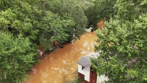 Hurricane Helene Damage Stockbeeldmateriaal 295293797