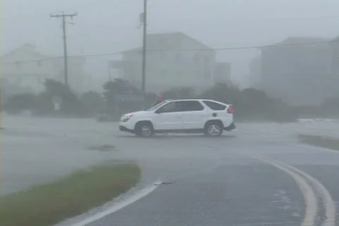 Hurricane high winds Stock Footage 26847280